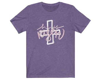 He is risen shirt, Easter shirt, purple Easter shirt, Easter He is risen, Easter He is risen shirt, purple He is risen shirt, purple tee