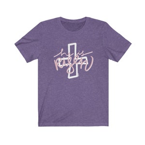 He is risen shirt, Easter shirt, purple Easter shirt, Easter He is risen, Easter He is risen shirt, purple He is risen shirt, purple tee