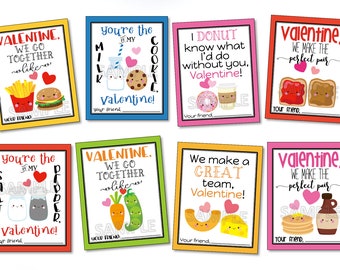 Better together valentines tags, we go together valentines tags, together forever tags, Valentines Day tags,valentines tags,instant download