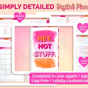 Goodnotes digital planner, undated digital planner, digital planner, life digital planner, build your own digital planner, customizable