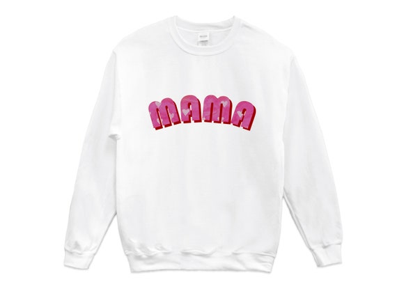 Pink and hearts mama sweatshirt, Valentines sweatshirt, heart sweatshirt, mama sweatshirt, pink sweatshirt, Valentines Day gift for her Il_570xn