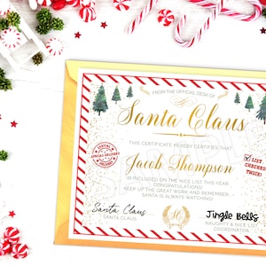 Certificado de lista legal do Papai Noel para imprimir, certificado oficial de lista legal do Papai Noel, certificado de lista legal, lista legal para imprimir, carta do Papai Noel