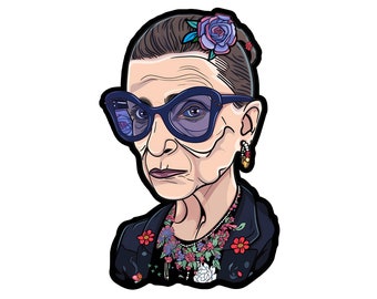 Punk RBG Sticker - Ruth Bader Ginsburg sticker