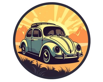 VW Beetle sticker