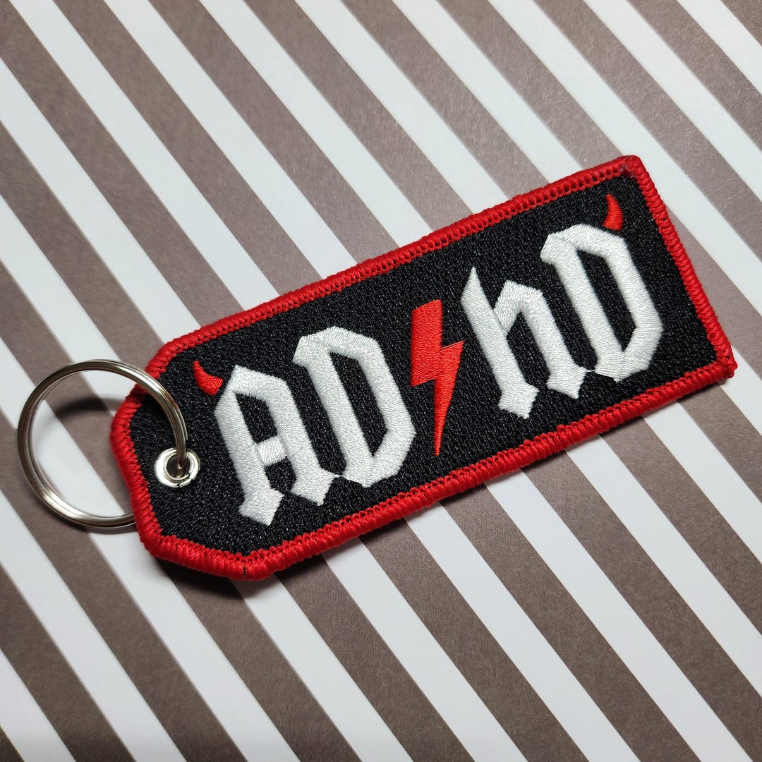 ADHD Flight Tag - Etsy