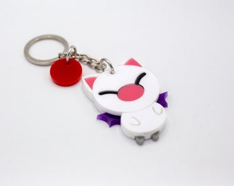 Final Fantasy Moogle Acrylic Keychain