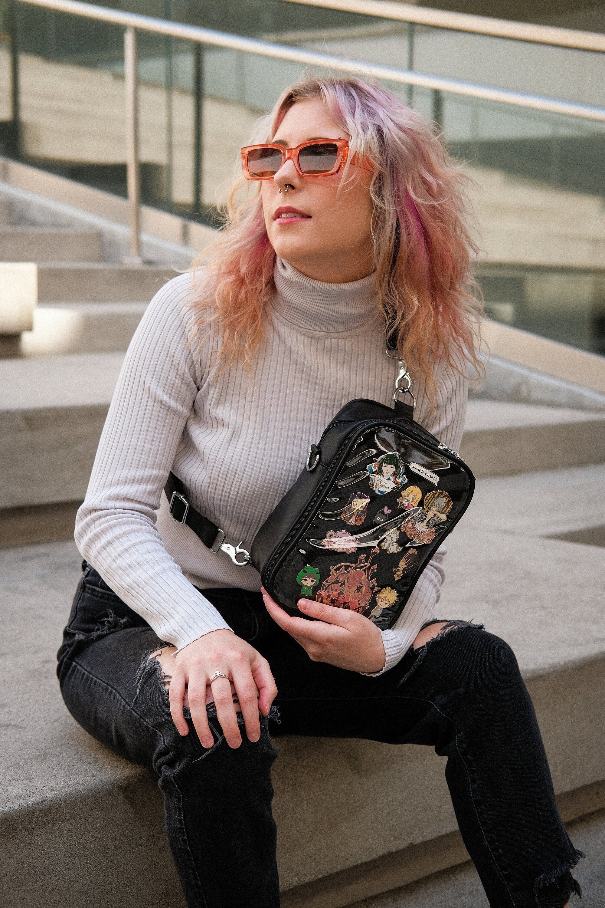 Crossbody Pin Display ita Bag