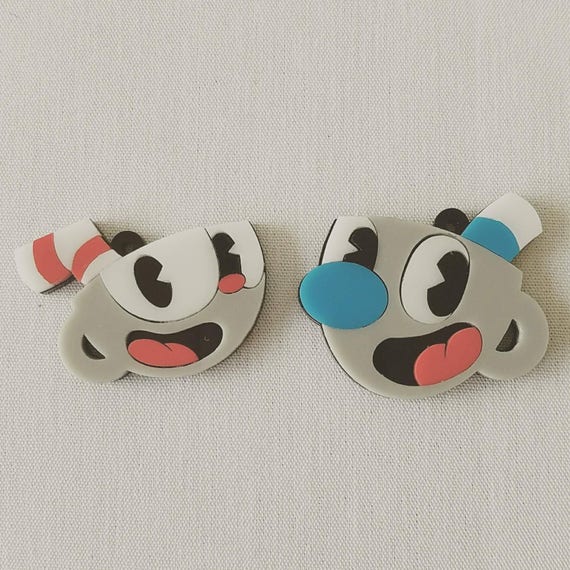 Cuphead keychain deals