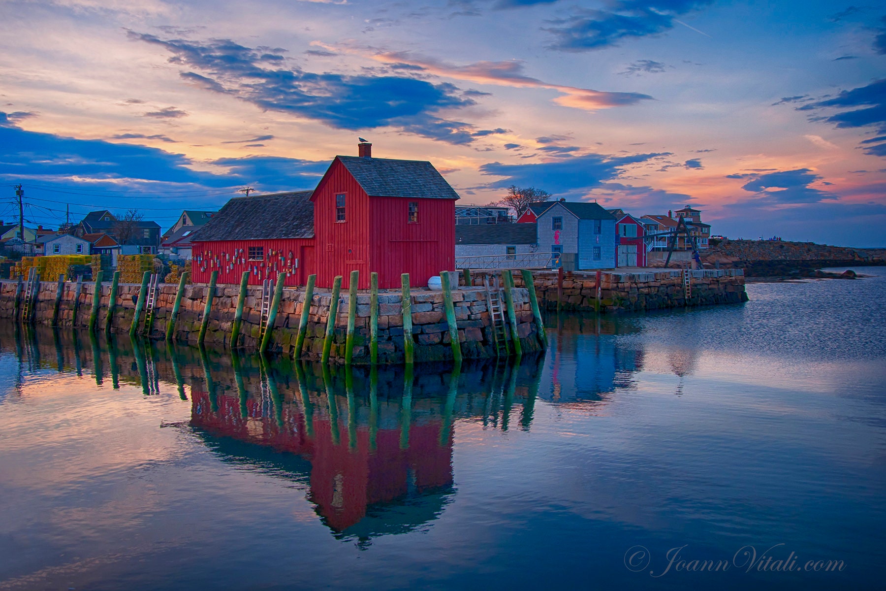 Sunset in Beacon Hill, Boston, Massachusetts by Joann Vitali on