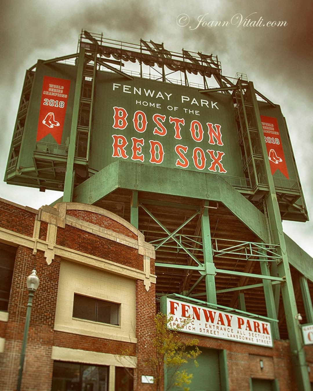 Boston Red Sox, Fenway Park Scoreboard, Red Sox Print, Lansdowne Street