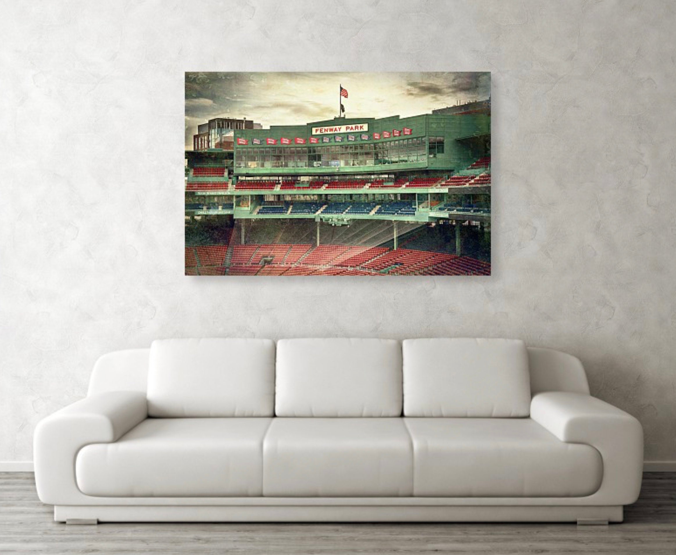 Fenway Park Press Box Boston Red Sox Wall Decor Red Sox Etsy