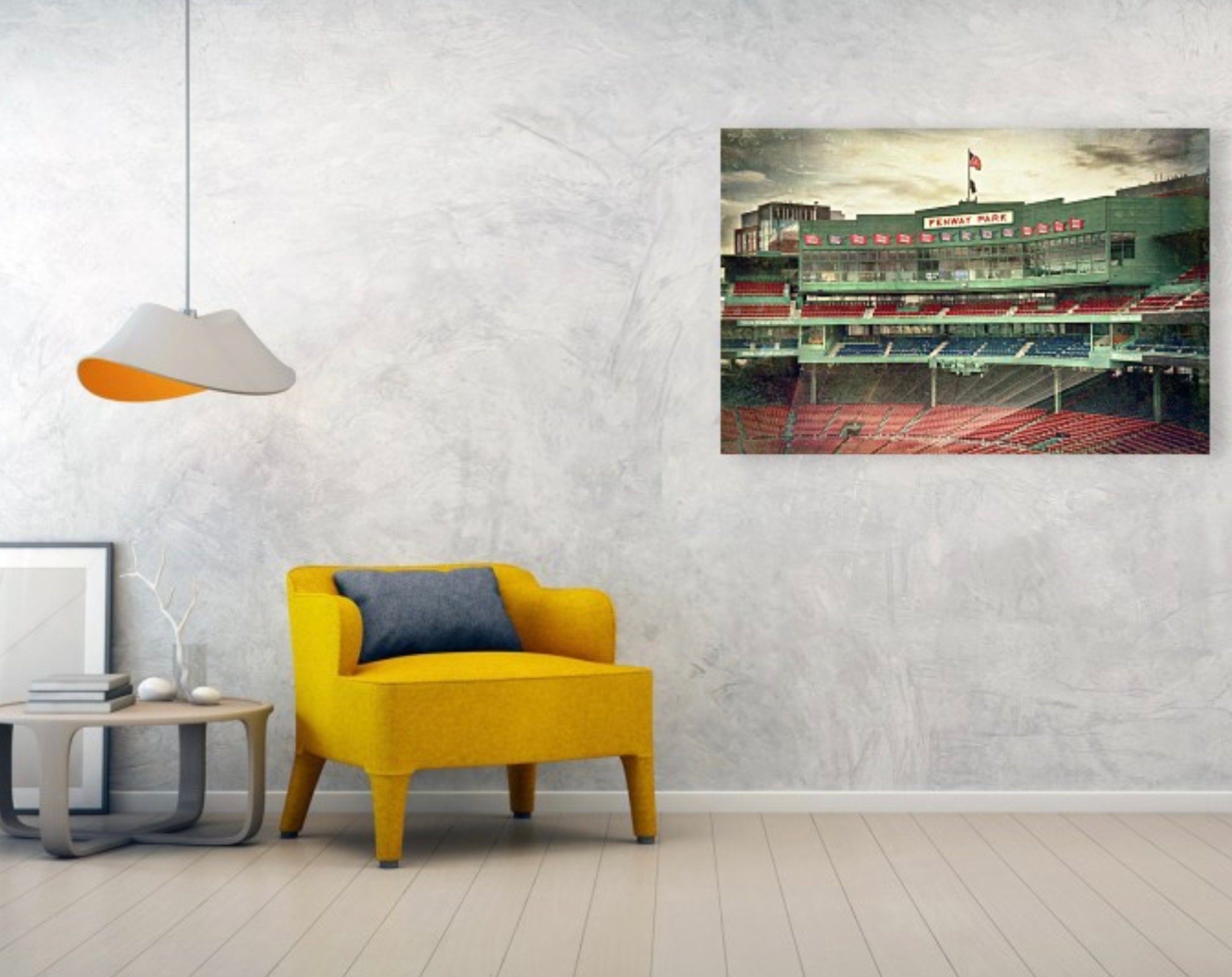 Fenway Park Press Box Boston Red Sox Wall Decor Red Sox Etsy