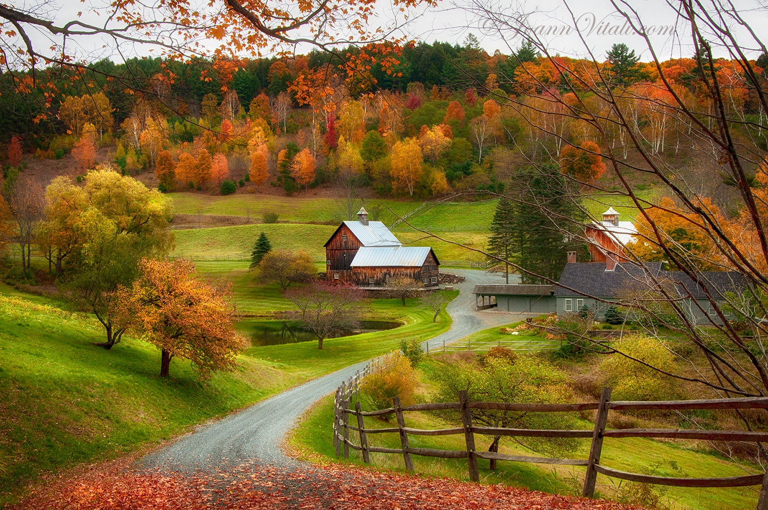 Sleepy Hollow Farm Woodstock Vermont Vermont Photography | Etsy