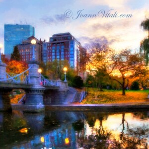 Boston Public Garden - Boston Photography - Cityscape Art - Boston Print - Boston Canvas Art - Boston Ma - Landscape - Boston Wall Art