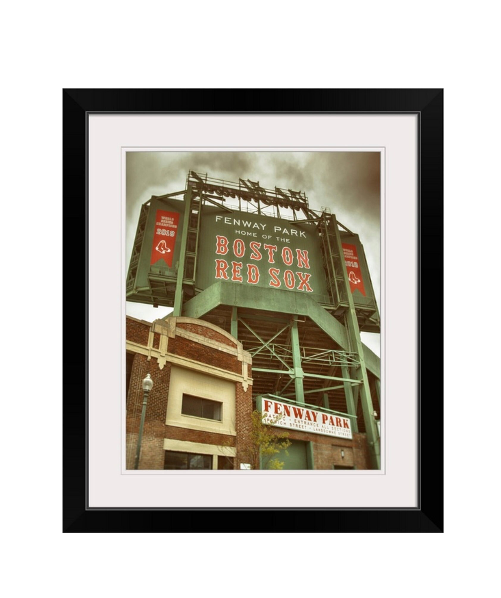 Casquette New Era Boston Red Sox Throwback Script Fenway Park - 7 5/8