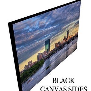 Boston Skyline Canvas Print, Charles River, Massachusetts Wall Art image 5