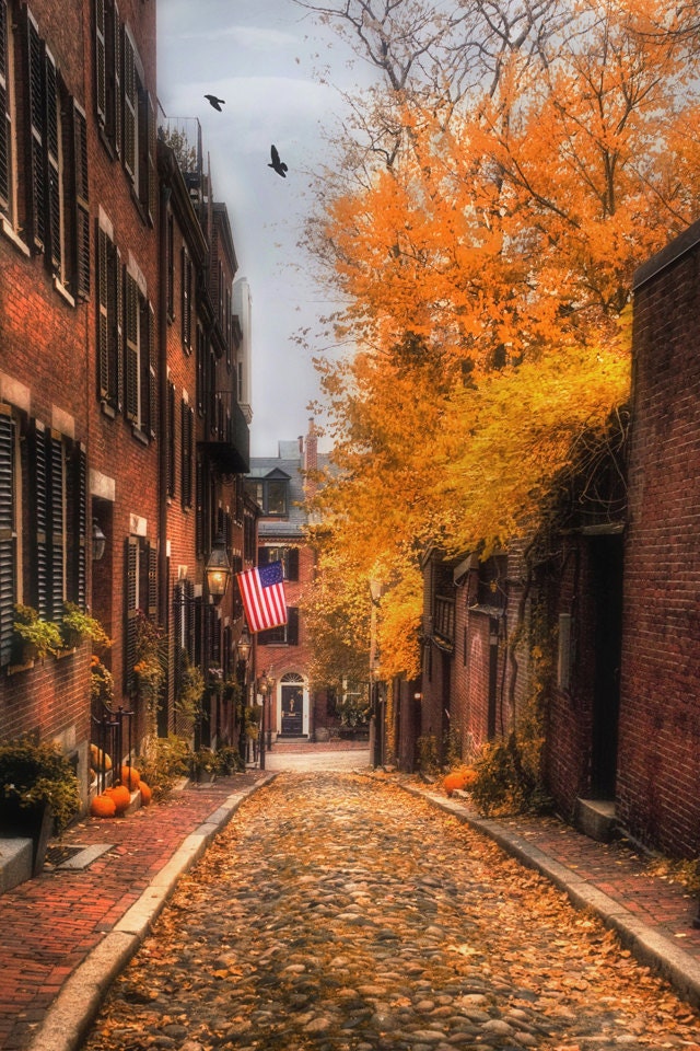 Beacon Hill Boston Photography Boston Prints Acorn Street 