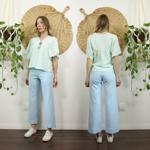 Pastel capris sales