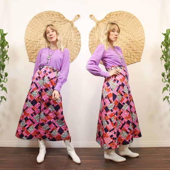 1960s Psychedelic Loungewear Kaftan