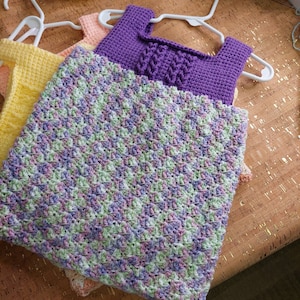 Crochet Simple Summer Dress PDF Pattern and Video Tutorial