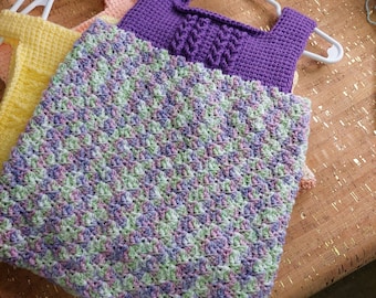 Crochet Simple Summer Dress PDF Pattern and Video Tutorial
