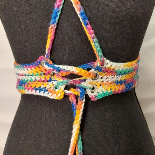 Crochet Simple Stylish Crop shops Halter Top Finished Product