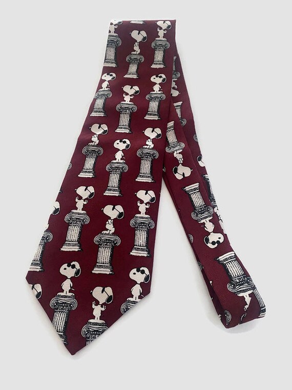 Vintage Peanuts Snoopy Mens' Necktie | Circa 1960… - image 3