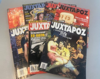 Vintage Juxtapoz Art Magazine Back Issues | Collectible Magazine Issues Showcasing Underground Art and Culture