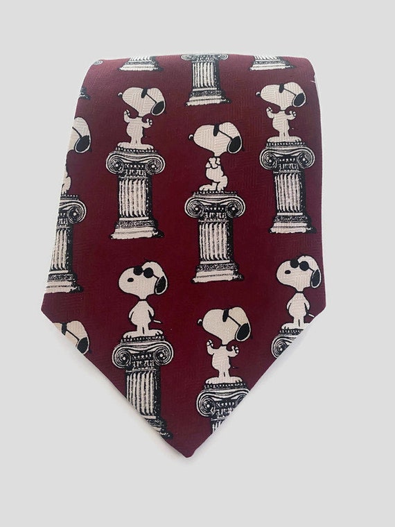 Vintage Peanuts Snoopy Mens' Necktie | Circa 1960… - image 2