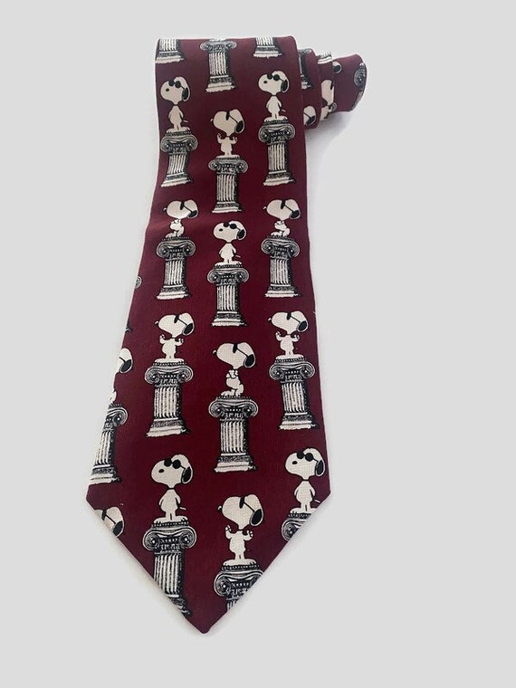 Vintage Peanuts Snoopy Mens' Necktie | Circa 1960… - image 1