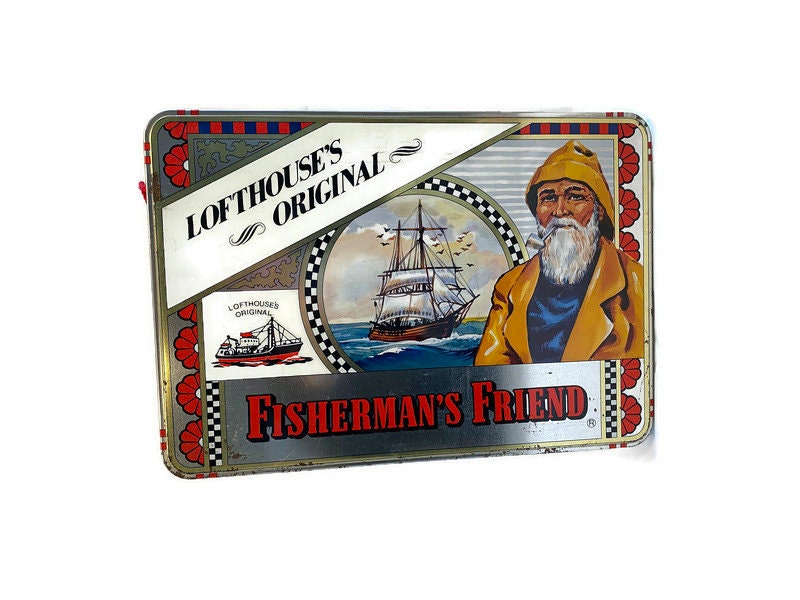 Boîte Métal Vintage Fisherman's Friend / Lofthouse's / Chupa Chups