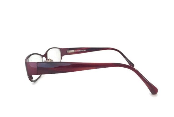 Vera Wang Eyeglass Frames, Burgundy Metal, Style … - image 4