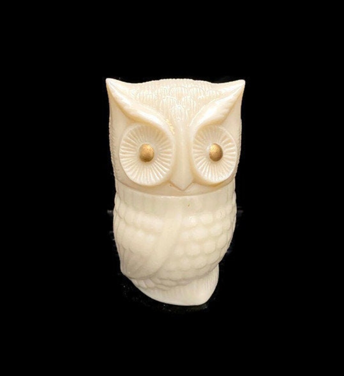 Vintage Avon Owl Canister Milk Glass Owl Figurine Empty Etsy