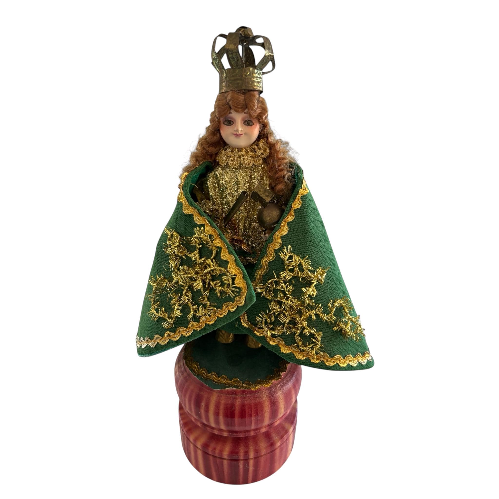 sto nino green dress Infant Jesus of Prague (2) main image 1