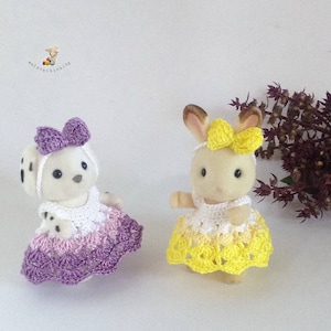Crochet Clothes/Outfits for Sister size 2.5&quot; Made to Order #4002