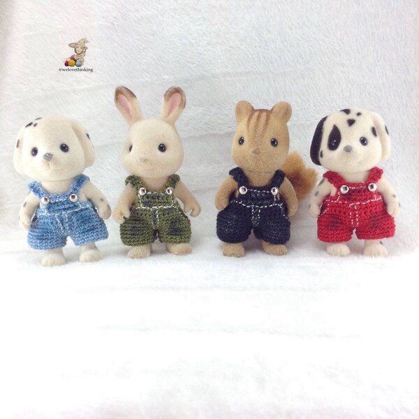 Sylvanian Families/ Calico Critters crochet clothes for brother Made to Order #3003