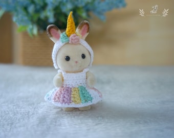 Crochet Clothes/Outfits for Baby size 1.8" Made to Order #5011