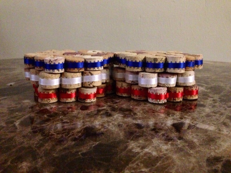 wine cork coasters Etsy