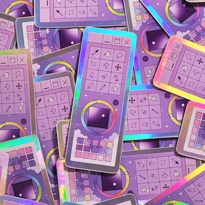 Holographic Digital Artists Program Tools Sticker | Weatherproof Laptop Decal