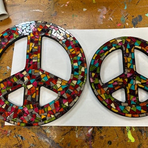 Mosaico Signo de la Paz 9 / Esculturas y Estatuas / Decoración Años 60 image 8