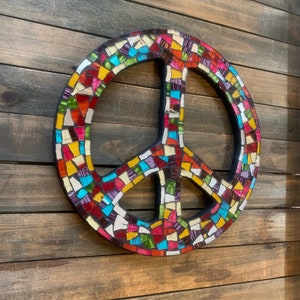Mosaico Signo de la Paz 9 / Esculturas y Estatuas / Decoración Años 60 image 4