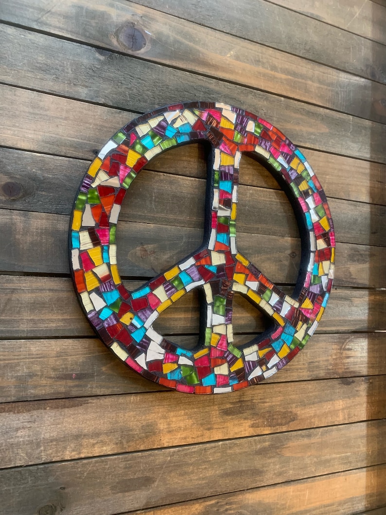Mosaico Signo de la Paz 9 / Esculturas y Estatuas / Decoración Años 60 image 4