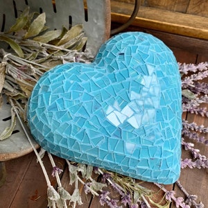 Artisanal Mosaic Heart. 2022 New Colors ,Design Mosaic Art , Valentines Gift for couples.