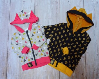 Gilet Capuche Enfant Etsy