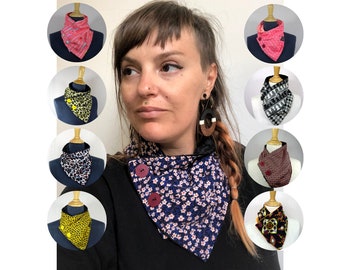 Scarf collar for women or men with various patterns