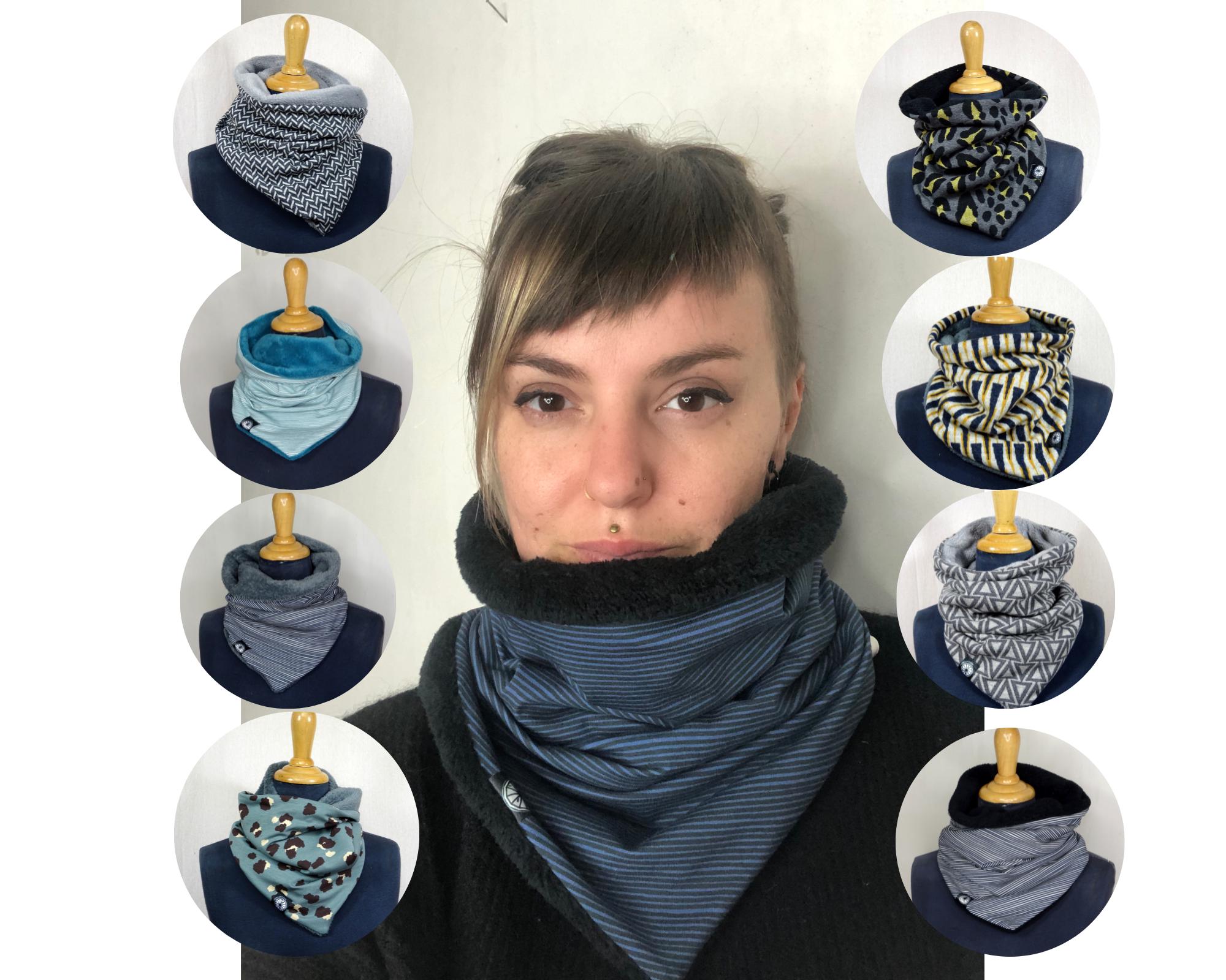 CHARM Silk Headband Scarf Neck Gaiter - Womens Chemo Head