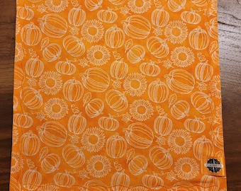 11x11 Herbst Kürbis Thema Mikrofaser EDC Hank