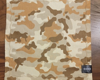 11x11 Desert Camouflage EDC Hank mit Mikrofaserrücken