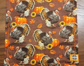 11x11 Truthahn Herbst Themen Mikrofaser EDC Hank