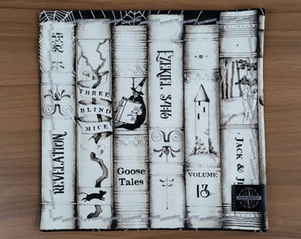 8x8 gruselige Bücher & Mikrofaser verstärkte Baumwolle genäht EDC Hank